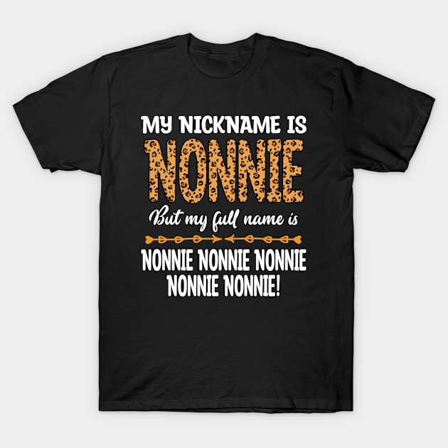 nickname nonnie but T-Shirt by Uni0horse